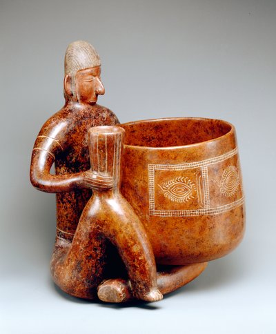 Seated Male by Colima Culture